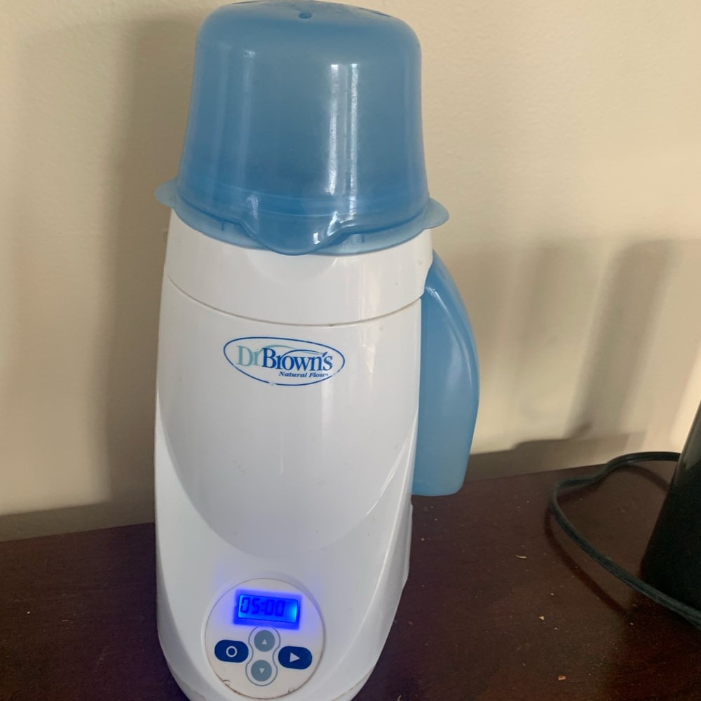 Dr. Brown's Blue and White Bottle Warmer